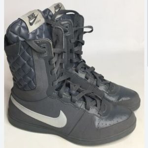 Rare Nike Legend SS High Quilt Gray Winter Snow Boots